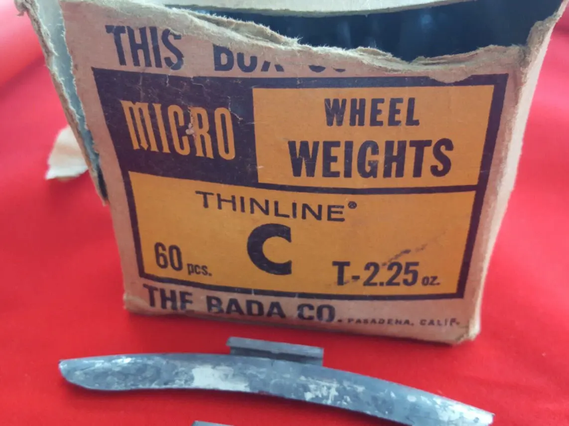 Original Wheel Weights 1965 to 1973