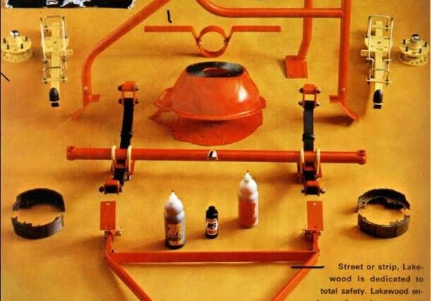 Lakewood safety equipment and accessories display.